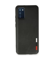 Samsung Galaxy A03s Kılıf Loop Deri Silikon - Siyah