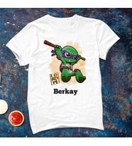 Ninja Kaplumbağalar Tişörtü ( Çocuk - Büyük ) Kişiye Özel