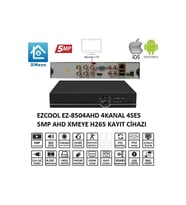 EZCOOL 4kanal EZ-8504AHD 5MP 1-SATA AHD KAYIT CİHAZI