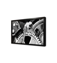 Charlie Chaplin Çerçeveli Mdf Tablo
