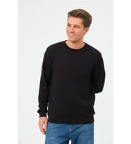 Erkek Oversize Bisiklet Yaka Sucuba Sweatshirt