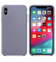 Apple iPhone XS Max Altı Açık Liquit Lansman Silikon Elegant Mavi