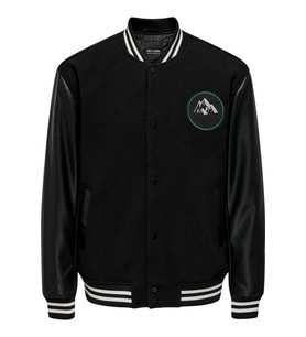 ONLY & SONS ONSJASON VARSITY JACKET OTW (Siyah)