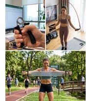Ev Fitness Seti Kardiyo Ve Kas Geliştirme Egzersiz Seti