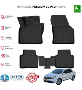SYMBOL ARACA ÖZEL 3D PASPAS 2013 2014 2015 2016 2017 2018