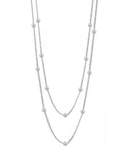 Söğütlü Silver Gümüş rodyumlu 100 cm top top zincir