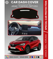 RENAULT CAPTUR (2019-2024) Torpido Örtüsü Ön Göğüs Koruma Torpido Koruma Araca Özel Tam Uyum