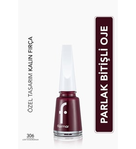 Nail Enamel Yüksek Pigmentli & Parlak Bitişli Oje Fne-306 Lost In Bordeaux