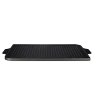 Lava Döküm Dikdörtgen Izgara Çift Yön Hot Plate Döküm Demir Yekpare Çift Kulplu Ölçü 26x47cm.