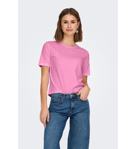 JDY JDYREX Kadın Bluz Kısa Kollu Günlük (Pembe)