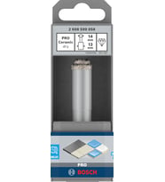 Bosch 1X Döner Matkaplar Için Pro Ceramic Dry Matkap Ucu, Silindirik Şaft (Döşemeler, Sert Fayanslar
