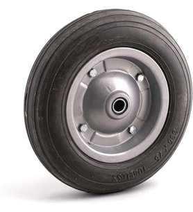Metal Jantlı Bilyalı Dolgu Teker Patlamaz Tekerlek El Arabası Yük Taşıma İçin Dayanıklı Yedek Teker