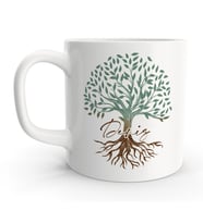 Hayat Ağacı Tree of Life İsme Kişiye Özel Ağaç Tasarımlı Kupa Bardak