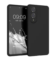 Microsonic Matte Silicone Vivo Y17s Kılıf Siyah (Siyah)