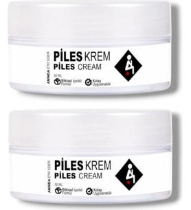 Piles Cream Bitkisel Içerikli Anında Etkili Bakım 50 ml x 2 Adet