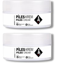 Piles Cream Bitkisel Içerikli Anında Etkili Bakım 50 ml x 2 Adet