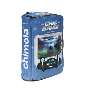CHIMOLA CHML GAMER FUTBOL KALEM ÇANTASI MAVİ (E)