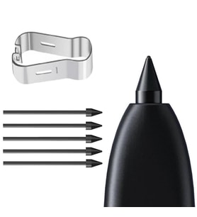 Microsonic Samsung Galaxy Tab S10 Ultra X920 Pencil Uçları 5`li Paket Siyah (Siyah)