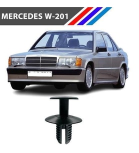 Mercedes W201 190 Class Davlumbaz Klipsi 81471-911-992 M1700-24 100 Adet