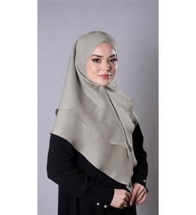 Taş Pratik Hazır Geçmeli Tesettür Eşarp Pamuk Caz Kumaş Çift Katlı Çapraz Hijab 2304_46