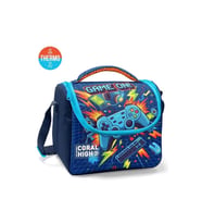 CORAL HIGH 37151 KIDS LACİVERT GAME DESENLİ THERMO BESLENME ÇANTASI