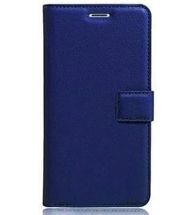 Galaxy S20 Plus ile Uyumlu Kılıf Yan Model Kartlıklı Cüzdanlı Lacivert