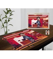 BK Gift Kişiye Özel Baba Tasarımlı 1000 Parça Profesyonel Puzzle-2, 1000 Puzzle, Arkadaşa Hediye