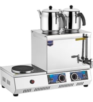 Remta K3130 Model Çift Demlikli Çay Ocağı