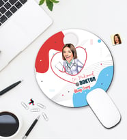 Kişiye Özel Karikatür Doktor Tasarımlı Mouse Pad 014