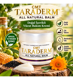 Taraderm 100 ml Doğal Balm Vücut Bakım Kremi – Nemlendirici Günlük Cilt Bakımı