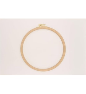 Nurge Ahşap Vidalı Nakış Kasnak No:5 - 8 mm Açık Kahverengi
