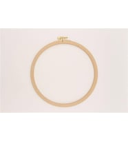 Nurge Ahşap Vidalı Nakış Kasnak No:5 - 8 mm Açık Kahverengi