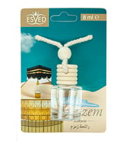 Cam Şişe Zemzem Araba Kokusu 8 ml (Mavi)