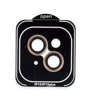 Joko Apple iPhone 15 PVD Metal Kamera Lens - Turuncu