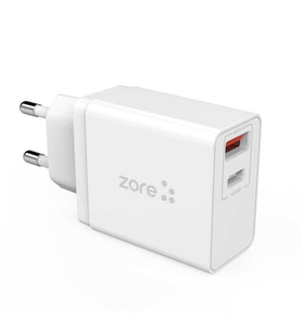 ?Zore XMac Serisi ZR-X2 3.4A Şarj Başlığı (Beyaz)