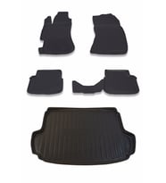Subaru Forester Suv 2008-2012 Paspas ve Bagaj Havuzu Seti (Siyah)
