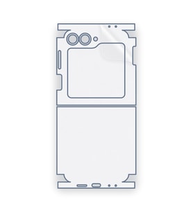 SChitec SAMSUNG Galaxy Z Flip 6 Uyumlu Fullbody Arka Kaplama Hidrojel Koruyucu Film