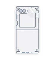 SChitec SAMSUNG Galaxy Z Flip 6 Uyumlu Fullbody Arka Kaplama Hidrojel Koruyucu Film