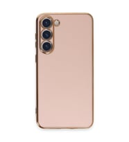 Galaxy S23 Kılıf Volet Silikon - Pembe