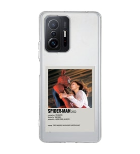 Redmi Mi 11T/Mi 11T Pro Uyumlu Spider Man Minimalist Poster Desenli Şeffaf Telefon Kılıfı