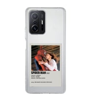 Redmi Mi 11T/Mi 11T Pro Uyumlu Spider Man Minimalist Poster Desenli Şeffaf Telefon Kılıfı