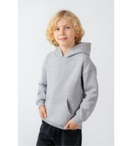 Erkek Çocuk Basic Kalın 3 İplik Kışlık Okul Sweat Ak5315 (Gri)