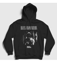 Presmono Unisex Siyah Coward Bleed From Within Kapüşonlu Sweatshirt 520577tt