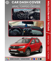 DACIA SANDERO STEPWAY (2015-2021) Torpido Örtüsü Ön Göğüs Koruma Tam Uyum Kaymaz Kolay Montaj