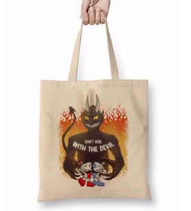 Cuphead 01 Bez Çanta Uzun Saplı
