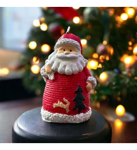 SANTA CLAUS CANDLE VIP KALİTE YILBAŞI MUMU NOEL BABA MUMU GERÇEK MUM NOEL BABALI MUM YILBAŞI SÜSLERİ