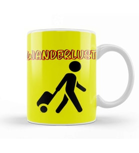 Funny Travel Gift design Lover Trippin Wanderlust Journey Adventurer Vacation Kupa Bardak Porselen