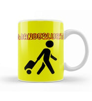 Funny Travel Gift design Lover Trippin Wanderlust Journey Adventurer Vacation Kupa Bardak Porselen