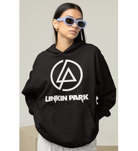 Linkin Park Rock Metal Müzik Grubu Baskılı Unisex Oversize Hoodie