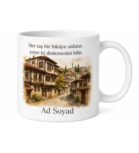 Safranbolu Konağı Temalı Baskılı Kupa Bardak Hediye Porselen Mug